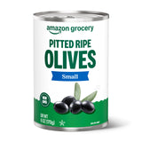 Amazon Grocery, Pitted Ripe Olives, Small, 6 Oz