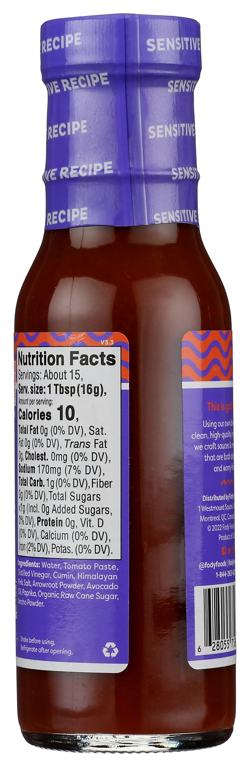 Fody Food Company Nacho Typical Taco Sauce, 8.5 OZ