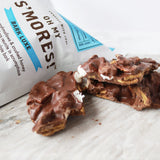 Chuao Chocolatier S'mores Bark Luxe Milk Chocolate | Gourmet Artisan European No Preservatives | For Gift Baskets Snacking| 15 oz