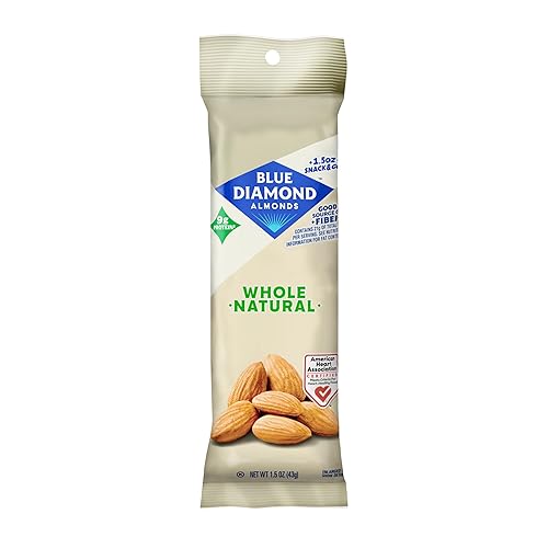 Blue Diamond Almonds, Whole Natural, 1.5 oz