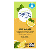 Crystal Light Decaf Lemon Iced Tea Natural Flavor Drink Mix, 12-Quart Box (Pack of 8)
