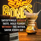 Bones Coffee Company Megalodonut, Boston Cream Donut Flavored Coffee Pods, Low Acid Medium Roast Single-Serve Bones Cups, Compatible with Capsule