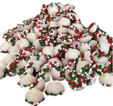 WinCrest Christmas Chocolate Nonpareils - 1.25 Lb Tub (Mini Mint Drops)