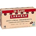 Larabar Chocolate Chip Cookie Dough Fruit and Nut Bars, Gluten Free and Vegan, 18 Ct, 28.8 oz