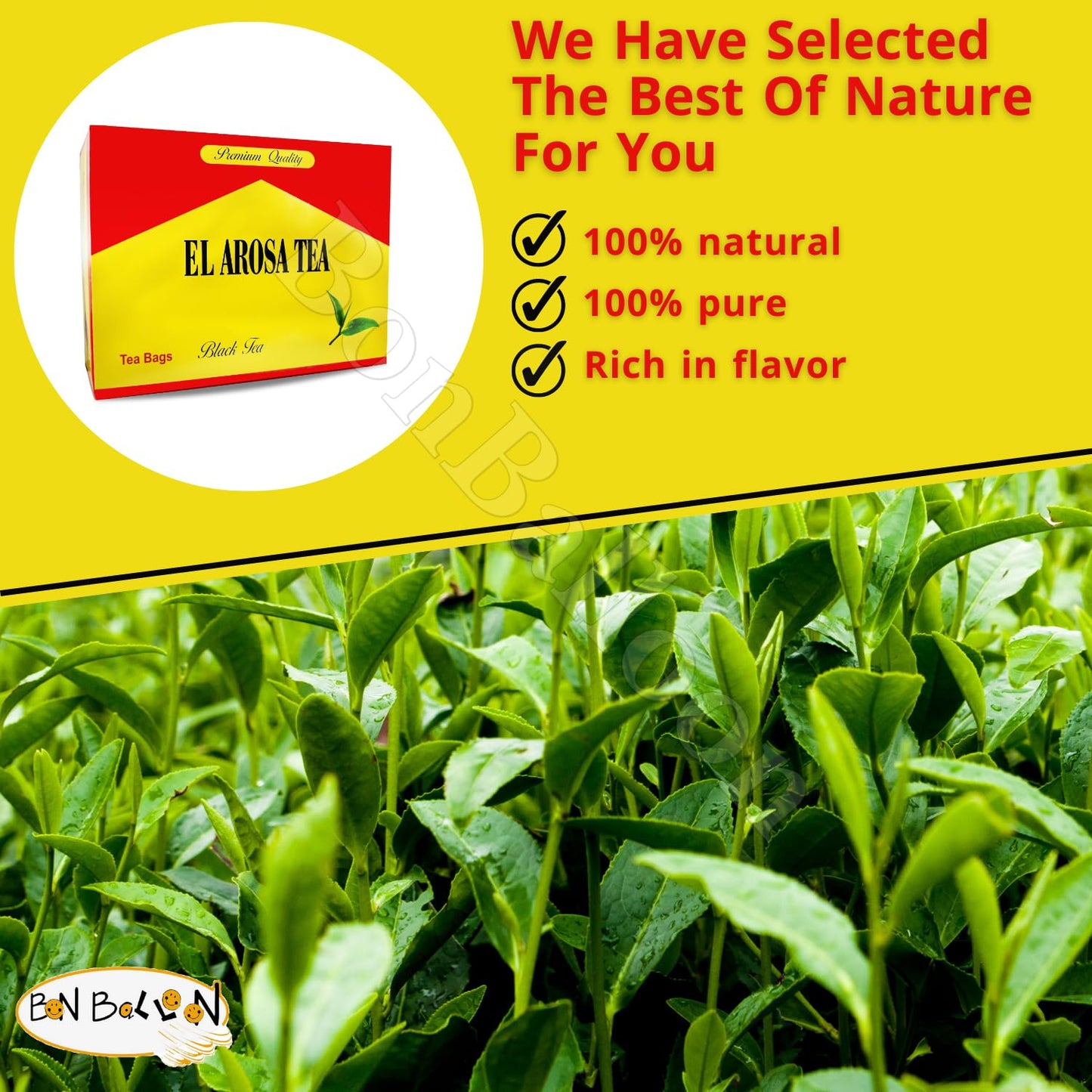 Al Arousa Alarousa Black Tea Bags Teas Indian Kenyan Organic Traditional Egyptian Dust Egypt Arabian Strong Rich Pure Oriental Natural Taste Breakfast