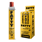 FATTY Meat Sticks, High Protein, Made with Grass Fed Beef, Pork Raised Without Antibiotics, 13g Protein Per Stick, Original Cheddar, 2 oz. (Pack