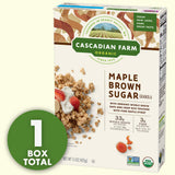 Cascadian Farm Organic Granola, Maple Brown Sugar Cereal, 15 oz