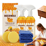 355ml Beeswax Wood Polish, 2026 New Natural Beeswax Furniture Polish and Cleaner Micro Molecularized Essential Oil Spray Furniture Restorer Includes A