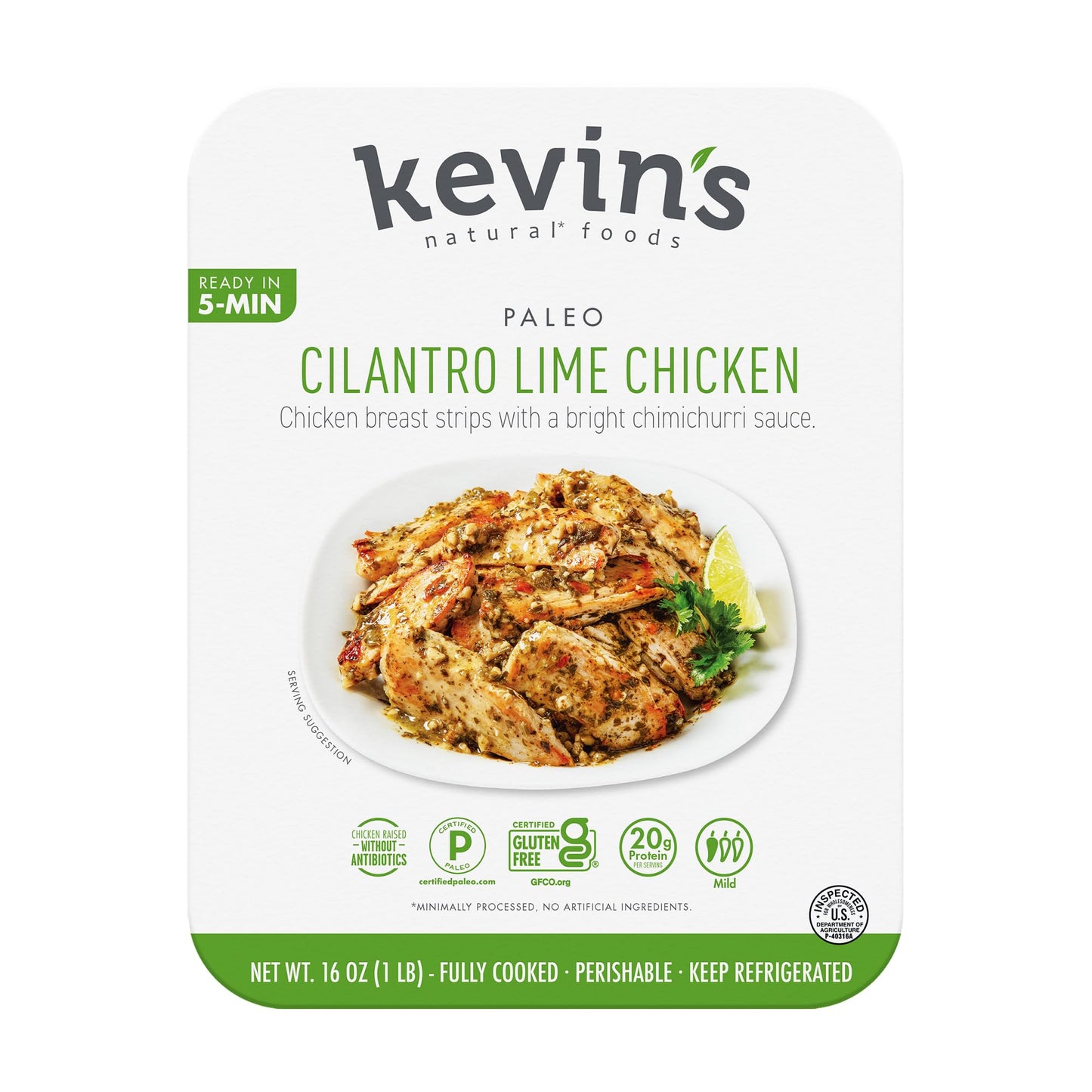 Kevin's Cilantro Lime Chicken, 16 Oz - (Frozen)
