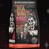Bones Coffee Company From Dusk Till Donuts Jelly Donuts Flavored Coffee, Medium Roast Low Acid Arabica Beans Compatible with Auto drip and French