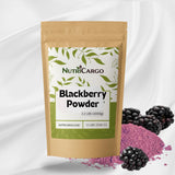 NutriCargo Blackberry Powder 2.2 lbs (1000g) - Made from Fresh Frozen Blackberries - Fine Fruit Powder for Smoothies, Baking, Flavoring & Culinary Use