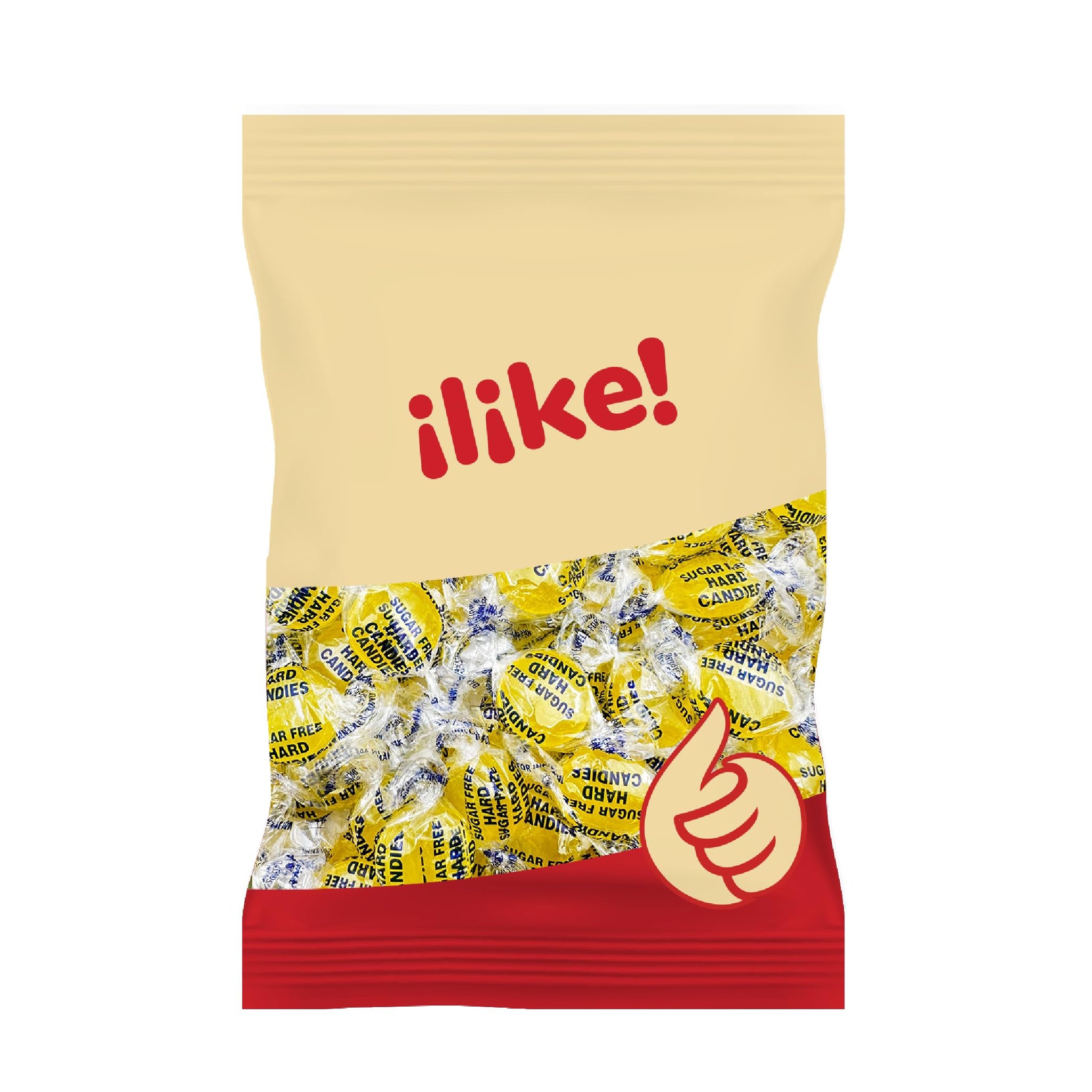 Sugar Free Lemon Drops | 1-Pound Pack | Sugar Free Hard Candy Individually Wrapped | Lemon Candy for Office Bowls, Snacking, and Sharing | Nostalgic
