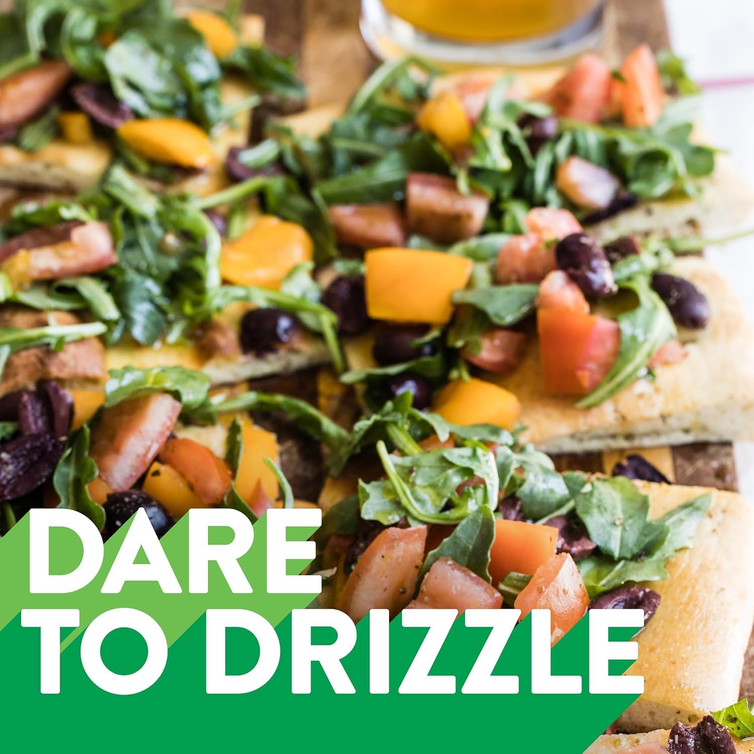 Pompeian Made Easy Drizzle Extra Virgin Olive Oil, Contains Polyphenols, First Cold Pressed, 16 Fl Oz