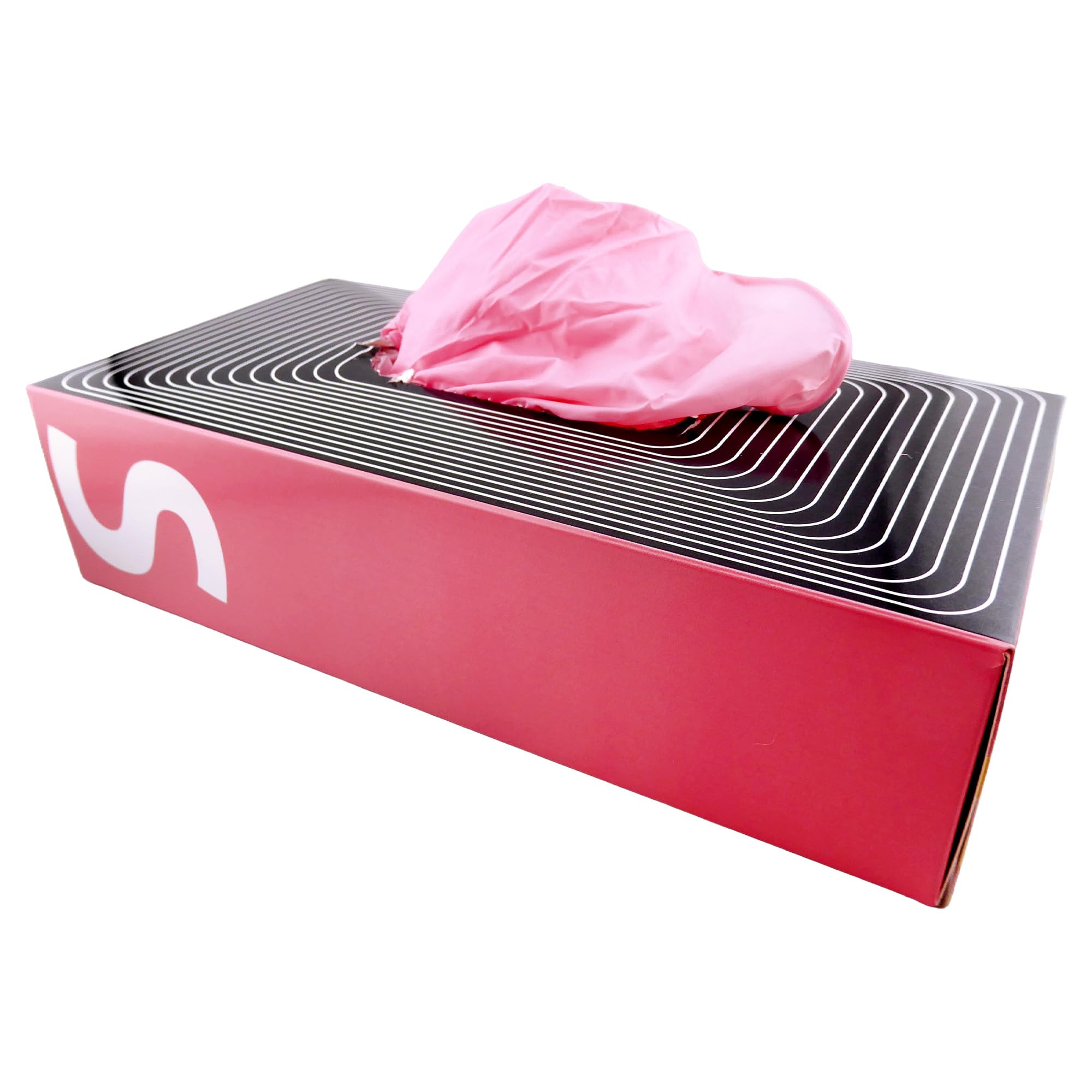 Waxness Cosmetology Nitrile Gloves - Pink, Small Size, 100 pcs - Powder Free, Latex-Free Disposable Gloves for Waxing and Beauty Use