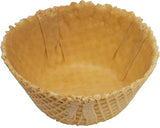 Waffle Bowls for Dessert -80 waffle bowls (10x8 pack) Classic Ice cream waffle bowl - Sweet, Crisp, Crunchy and Delicious - Ideal for Family