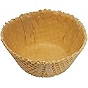 Waffle Bowls for Dessert -80 waffle bowls (10x8 pack) Classic Ice cream waffle bowl - Sweet, Crisp, Crunchy and Delicious - Ideal for Family