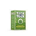 TICK TOCK TEAS Naturally Caffeine Free Red Bush Herbal Green Tea, 40 Count, Organic Rooibos Green Tea, 2.5 Oz