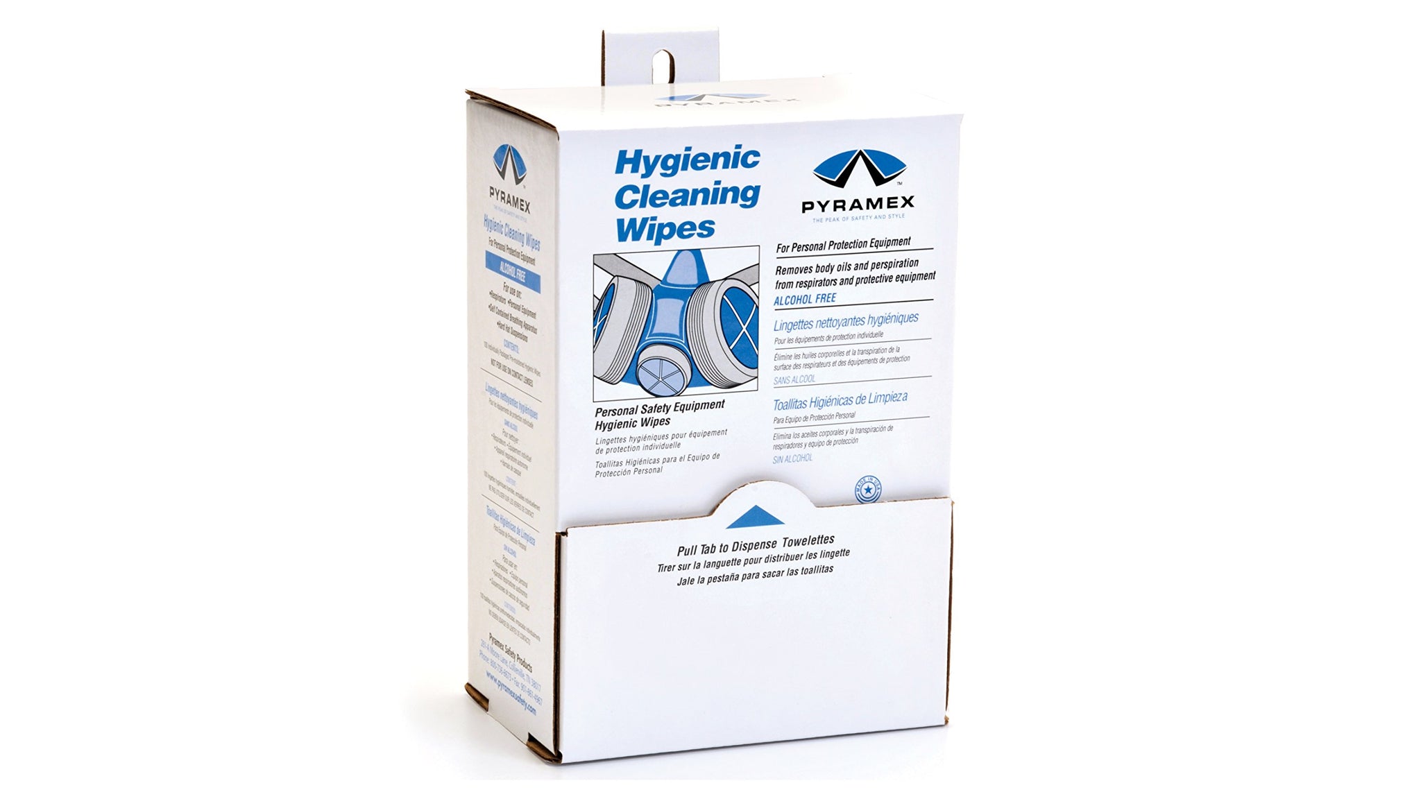 Pyramex HCW100XL Individually Packaged Hygienic Wipes, White Xlarge