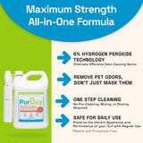PurOxy Outdoor Cleaner & Pet Odor Eliminator with Power Sprayer