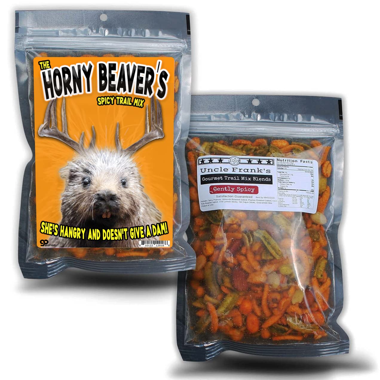 Horny Beaver Trail Mix - Funny Gag Gift for Women - Beaver Themed Gifts - Gag Gifts for Sister - Funny Gift Ideas for Wife - Unique Office Party Gifts