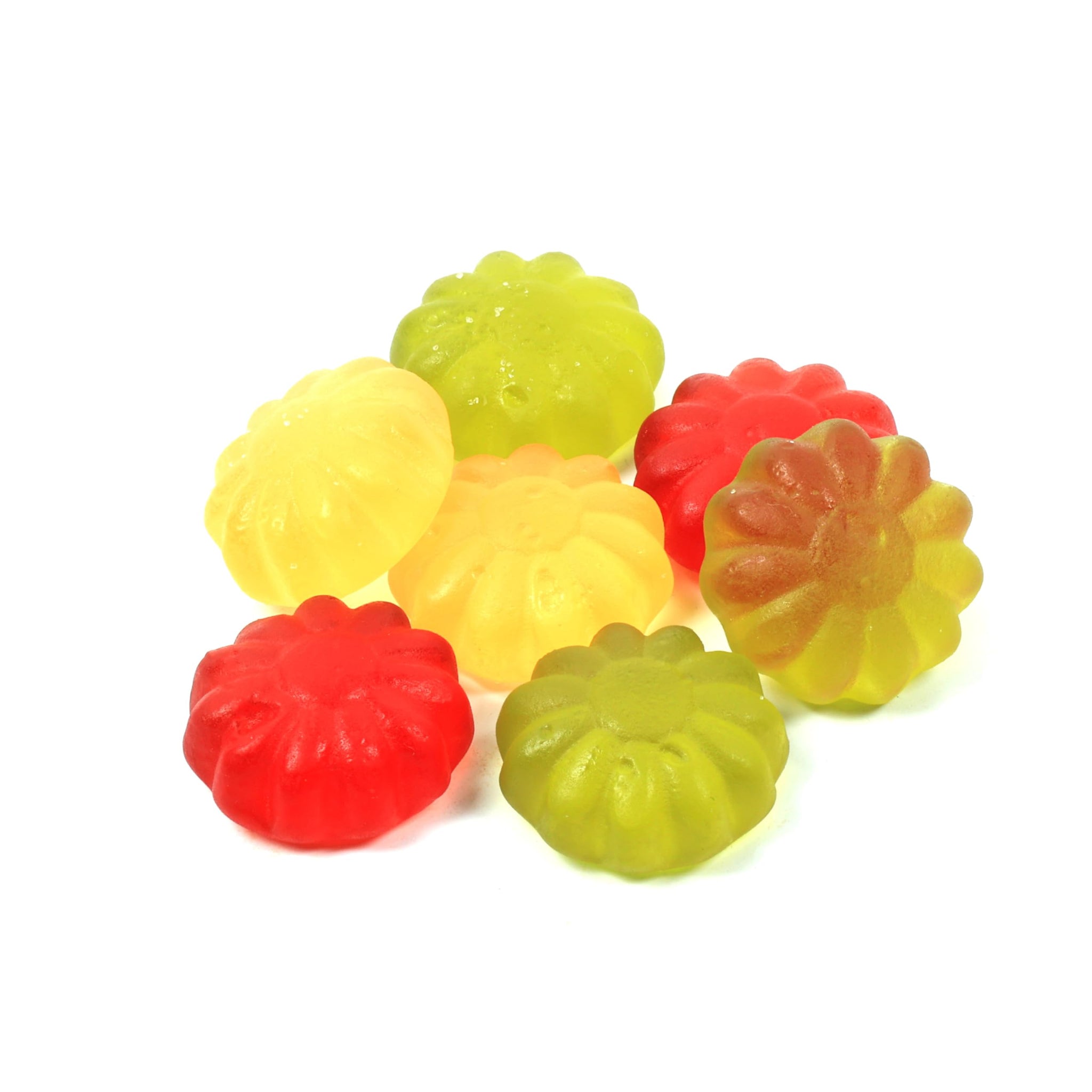 Yupik Gummy Jelly Flowers 17.6 oz (1.1 lb) Vegan Jelly Candies with Natural Colours & Fruit Flavours, Colourful Flower-Shaped Treats Ideal