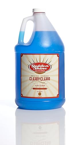 GOLDEN SHINE Clean & Clear Glass Cleaner, 1 Gallon 49128