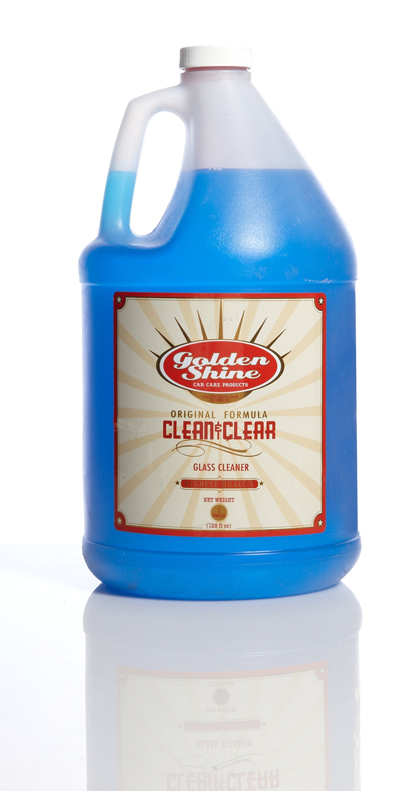 GOLDEN SHINE Clean & Clear Glass Cleaner, 1 Gallon 49128