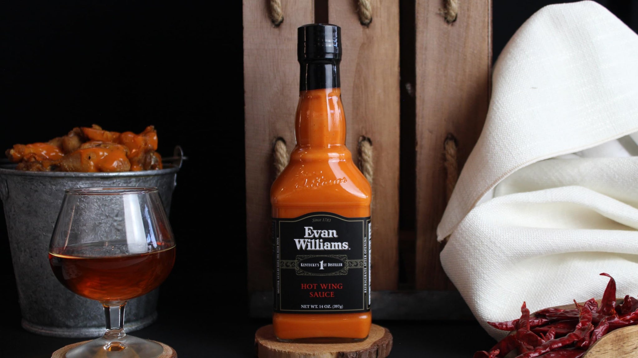 Evan Williams Hot Wing Sauce - 13.5 oz.