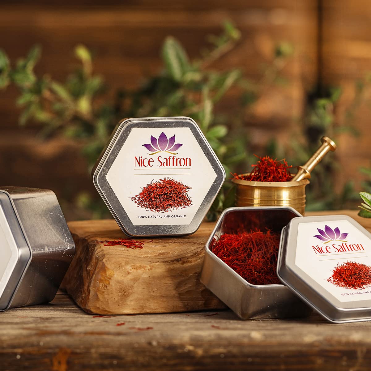 Nice Saffron Premium Fresh Saffron Threads Deep Red (10 Grams) | Red Gold Saffron Spices for all Cooking | Professional Chef Quality Saffron Original