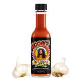 Rocky's Garlic Hot Sauce - Gourmet Red Chili Garlic Sauce with Perfectly Balanced Heat - Great Hot Sauce Gift and Wing Sauce - 5 oz