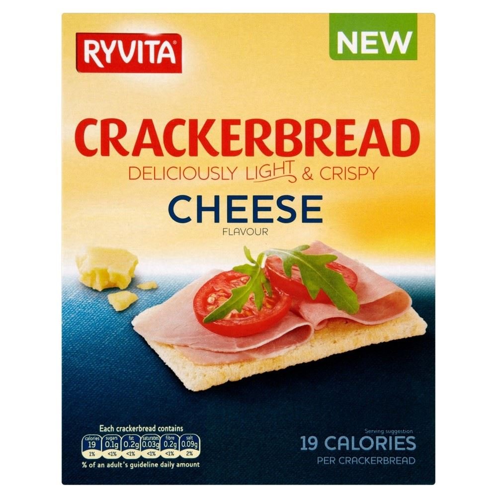 Ryvita Cheese Crackerbread (125g)
