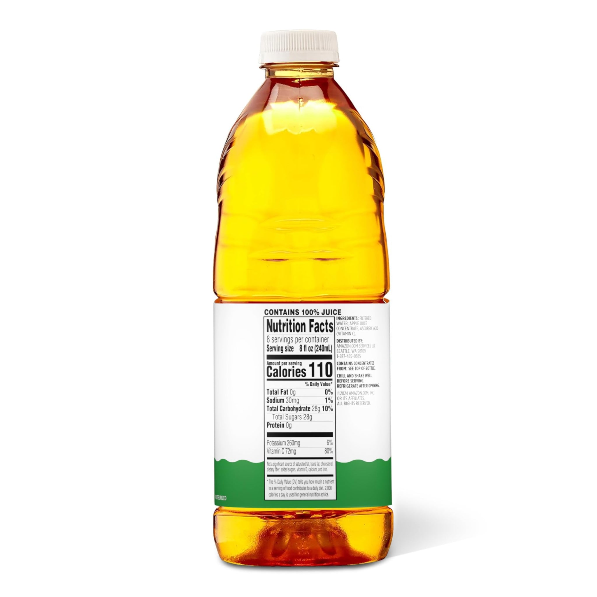 Amazon Grocery, Apple Juice, 64 Fl Oz