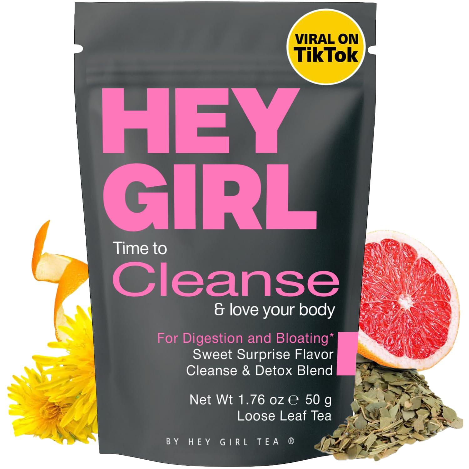 Detox Tea for Bloated Belly & Digestion | Loose Leaf Herbal Tea | Body and Colon Cleanse with Milk Thistle, Burdock Root, Senna Leaf | Digestive