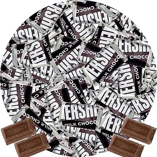 Candykrave Hersheyes Milk Chocolate Candy 2lb Bag - Bulk Individually wrapped Chocolate Bars candy, Bulk chocolates Candy for Easter, Snacking