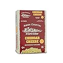 Amish Country Popcorn | Old Fashioned Microwave Popcorn | 10 Bags Cheddar Cheese Ladyfinger | Non-GMO, Gluten Free, Microwaveable and Kosher (10 Bags)