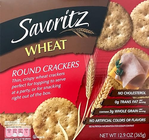 Savoritz Round Crackers (Wheat)