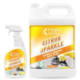 Hygea Natural Citrus Sparkle Chemical-Free Heavy Duty Degreaser & All Purpose Cleaner - Pure Citrus Extracts & Natural D-limonene - Removes Grease