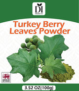Turkey Berry Leaves Powder 3.5oz (100g) | 100% Natural, Premium Herbal Leaf Powder | Freshly Dried, Ground & Packed | Traditional Superfood | Vegan