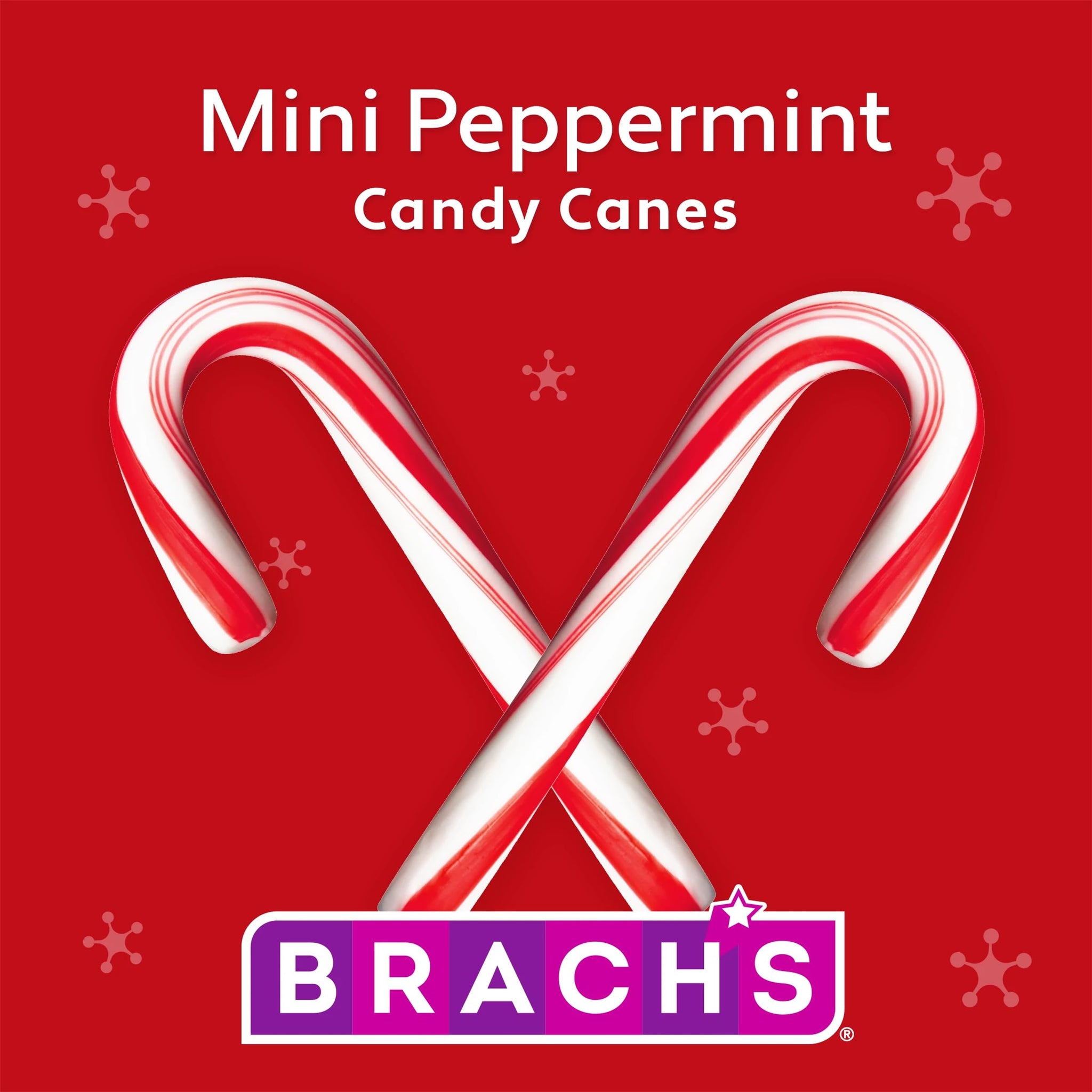 Brach's Mini Peppermint Holiday Candy Canes, Christmas Candy, 100ct Box , 15 Ounce