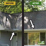 PressureTek F-13 Gutter Grenade: Black Streak Remover, Oxidation, Tiger Stripes, Soffit, Fascia, Aluminum Gutter Cleaner, 64oz, 1/2 gallon (1)