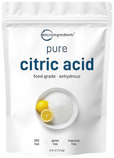 Citric Acid 6 Pounds, Food Grade, Fine Granular Powder | 100% Pure, Concentrated Anhydrous Form | Natural Preservative + Great for Cooking, Cleaning
