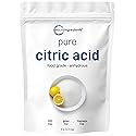 Citric Acid 6 Pounds, Food Grade, Fine Granular Powder | 100% Pure, Concentrated Anhydrous Form | Natural Preservative + Great for Cooking, Cleaning