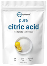 Citric Acid 6 Pounds, Food Grade, Fine Granular Powder | 100% Pure, Concentrated Anhydrous Form | Natural Preservative + Great for Cooking, Cleaning