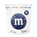 M&M’S WORLD Dark Blue Milk Chocolate Candy Bulk, 5lbs of M&M'S in Resealable Pack for Candy Bars, Birthday Parties, Graduations, Congrats Celebrations