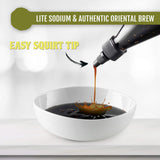 Best of Thailand Sesame Teriyaki Soy Sauce Lite | 2 Bottles of 23.63oz Low-Sodium Authentic Asian-Brewed Marinade, Glaze, Salad Dressing & Dipping