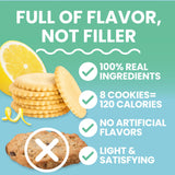 Dewey's Bakery Meyer Lemon Moravian Style Cookie Thins, Bakery Fresh with Real Simple Ingredients, Low Calorie Snack, No Artificial Flavors, Synthetic