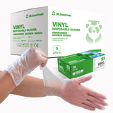 Dr.GreenPanda Small 1000pcs Clear Vinyl 3mil Disposable Food Safe Gloves for Food Service Food Prep Food Handling Cooking Cleaning Multipurpose Light