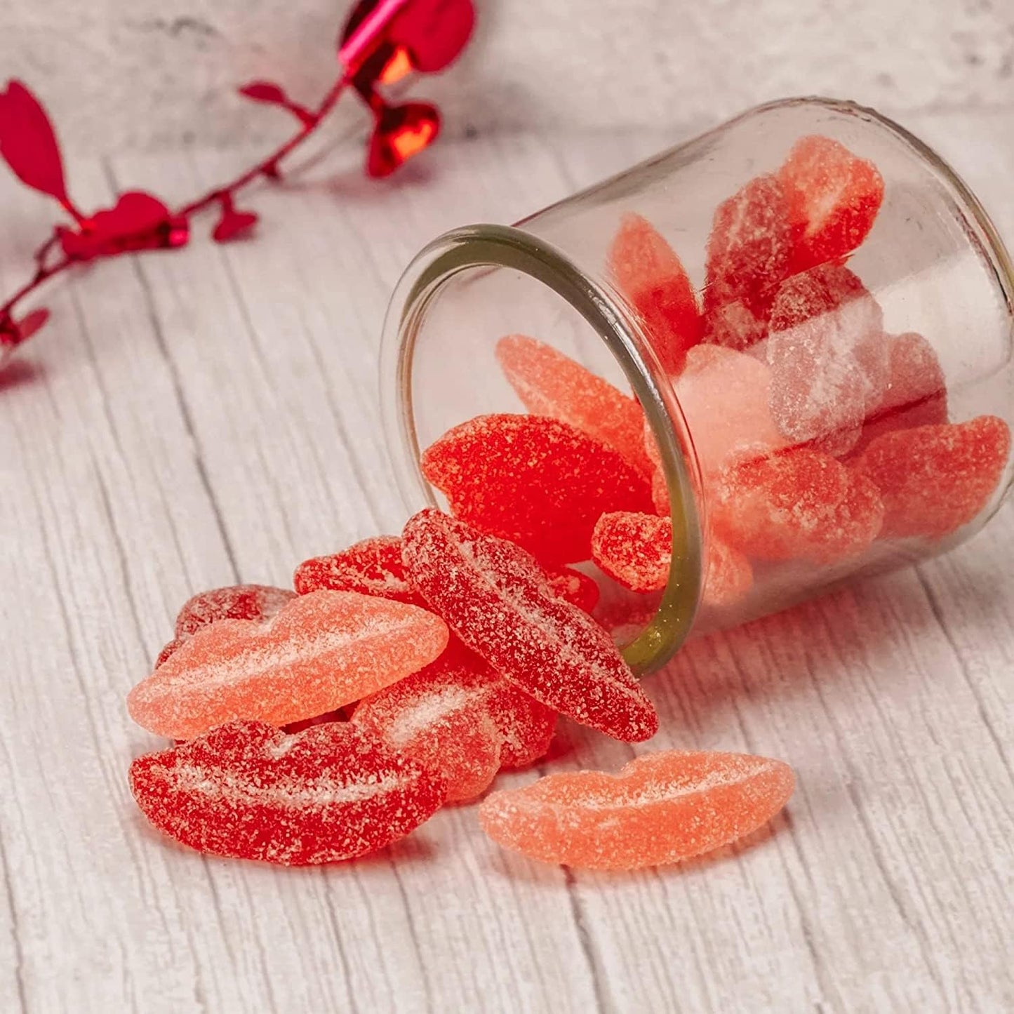 2LB Nuts to You Sour Pucker-Up Gummy Lips Candies| Lip Smackingly Sourly Delicious | Sweet & Sour Soft Candy in Resealable Bag for Kids and Adults