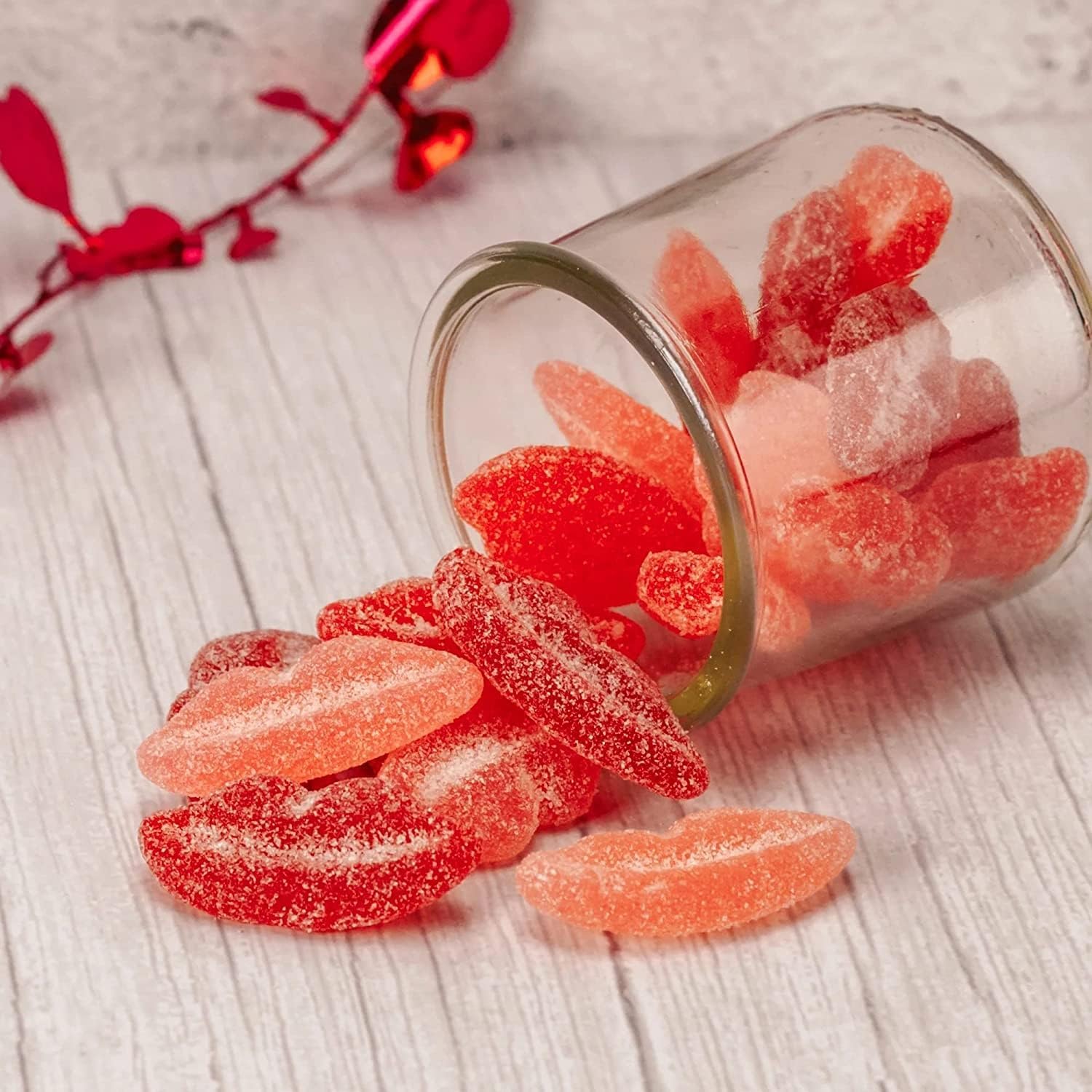 2LB Nuts to You Sour Pucker-Up Gummy Lips Candies| Lip Smackingly Sourly Delicious | Sweet & Sour Soft Candy in Resealable Bag for Kids and Adults