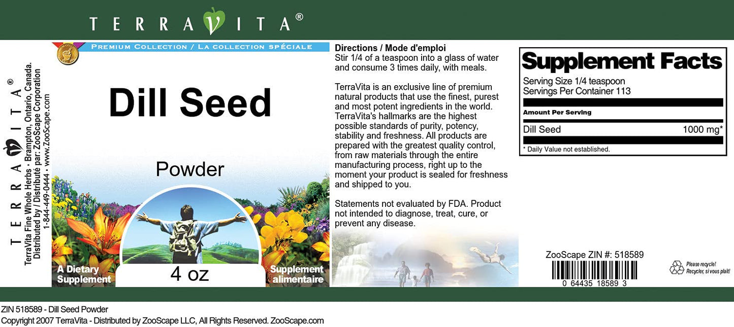 Dill Seed Powder (4 oz, ZIN: 518589) - 3 Pack